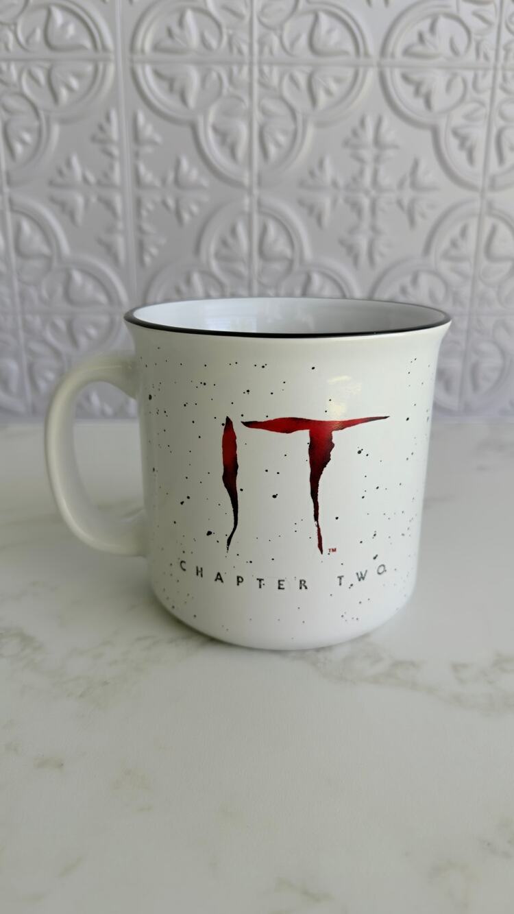 Silver Buffalo IT Chapter Two Pennywise Come Home Ceramic Camper Mug 20oz NEW